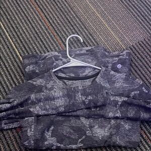 LULULEMON camo shirt